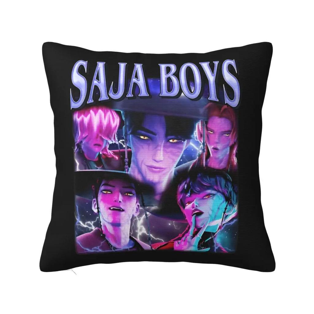 Huntrix Zoey Rumi Mira Pillowcases Polyester Car Kpop Demon Hunters Cushion Case Funny Decor Pillowcase