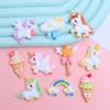 Dreamy Unicorn Resin Shoe Buckle & Hair Clip DIY Accessories