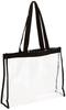 Vinyl Tote Bag, Medium, Black Border (35cm W x 28cm H x 10cm D) CB-3528