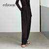 Edition 2025 Summer Acetate Carrot-Fit Casual Trousers EBE2PAT018