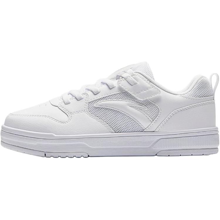 Anta Kids Street Fashion Slip Resistant Durable Low Top Skate Shoes Kids Skate Shoes Anta-White 332528003S