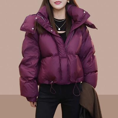 Short Bread Clothing Winter Fashion Warm Women's Padded Jacket Loose Hooded Thickened Jacket