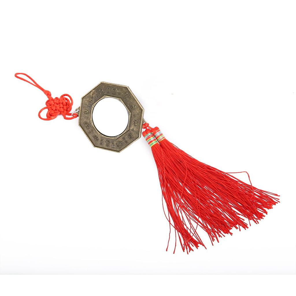 Chiński Feng Shui 7 cm Lustro Bagua Szczęście Modlitwa Wisząca Zawieszka Nowość