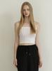 Kinder Baby Lace Frill Tube Top - White