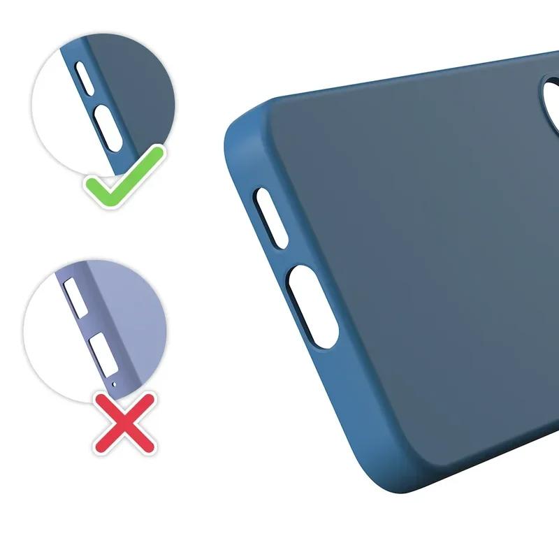 For Samsung Galaxy S26 S25 S26Plus S26Ultra Edge S24 S23 S22 S21 Ultra FE Case Soft Liquid Silicone Shockproof Phone Back Cover