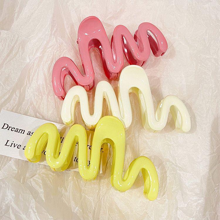 Jelly color shark hairpins 1 PC with as a head accessory wavy low-neck hairpin clips series resembling hairstyle Jewelry