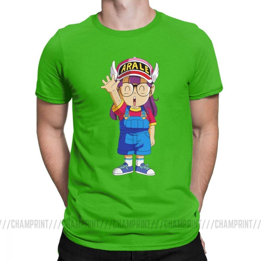 Dr Slump Men T Shirt Arale Funny 100 Cotton Short Sleeve Tees O Neck T Shirt