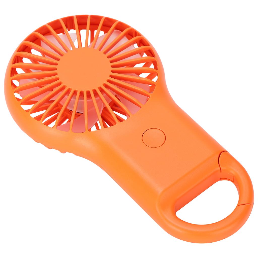 USB Charging Handheld Portable Fan 3 Speed     Fashionable Carabiner Fan