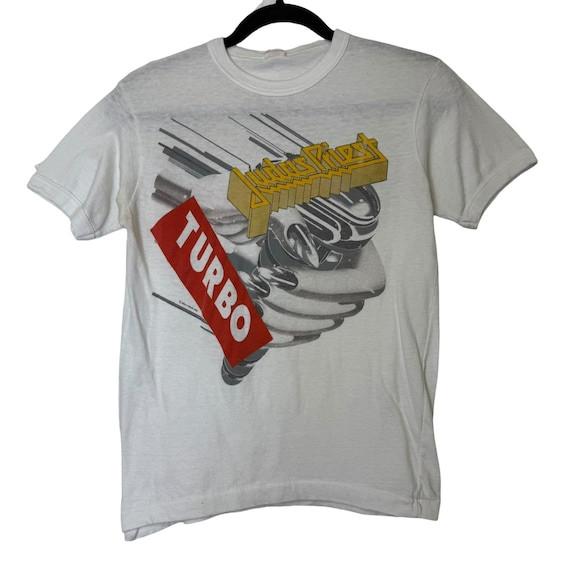 

Judas Priest Turbo Tour Vintage Unisex Tee Heavy Metal Power NZ921 Unisex T-Shirt L