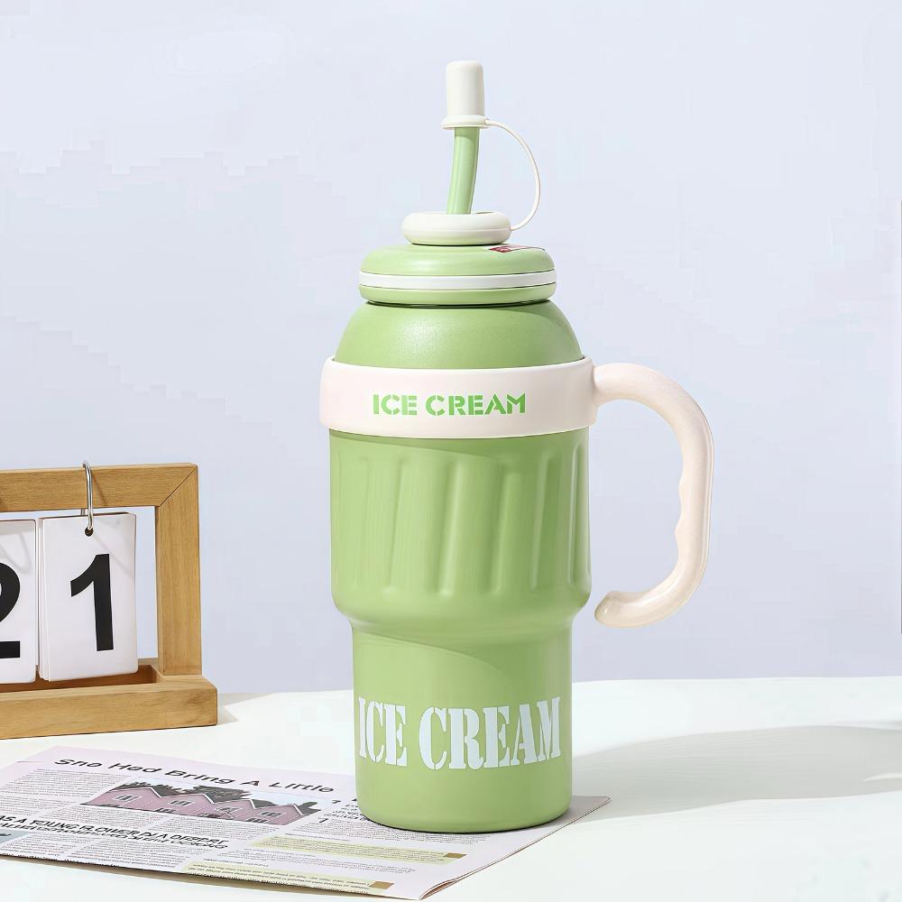 600ML Vacuum Cup Insulation Or Cooling Thermal Mug Cute Thermal Water Bottle for Boys and Girls