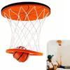 Hanging Indoor Basketball Hoop, Mini Ceiling-Mounted Basketball Goal with Net Ball, Portable Small Bifold Design for Bedroom, No Assembling