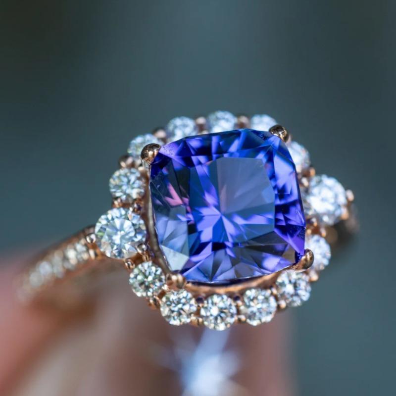 

Accessories1pc Retro Blue Synthetic Zircon Ring, Stylish and Versatile, Suitable for Daily Wear Jewelry 10