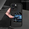 Fashions Car Pattern Silicone Phone Case For iPhone 16 Pro Max 15 14 11 12 13 7 8 16 Plus XS X XR Matte Shockproof Soft Cover