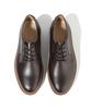 Firenze Atelier Wood-Welt Lightweight Black Outsole Casual Derby Shoes 5400-F [Brown Fg]