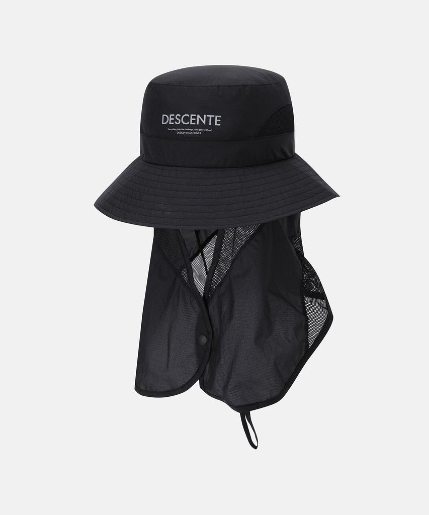 DESCENTE Mesh Sunshade Bucket Hat Black Sr223Ecp43