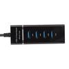 USB Hub 4 Port High Speed Propagation Protect Safety Compact Design USB 3.0 Adapter