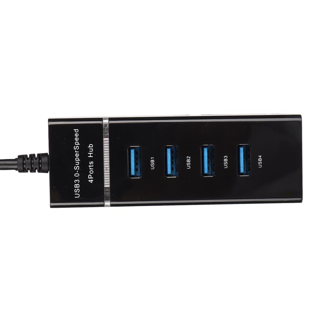 USB Hub 4 Port High Speed Propagation Protect Safety Compact Design USB 3.0 Adapter