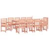 11 piece Garden Dining Set Solid Douglas Fir Wood