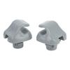 2pcs Sun Visor Retainer Clips 88217S01A01ZA Interior Sun Visor Hook Replacement for Element 2003 2005 Gray
