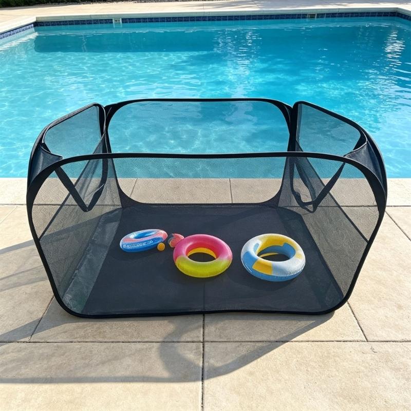 Large Breathable Swimming Equipment Storage Bag With Carbon Construction For Beach And Garden Use