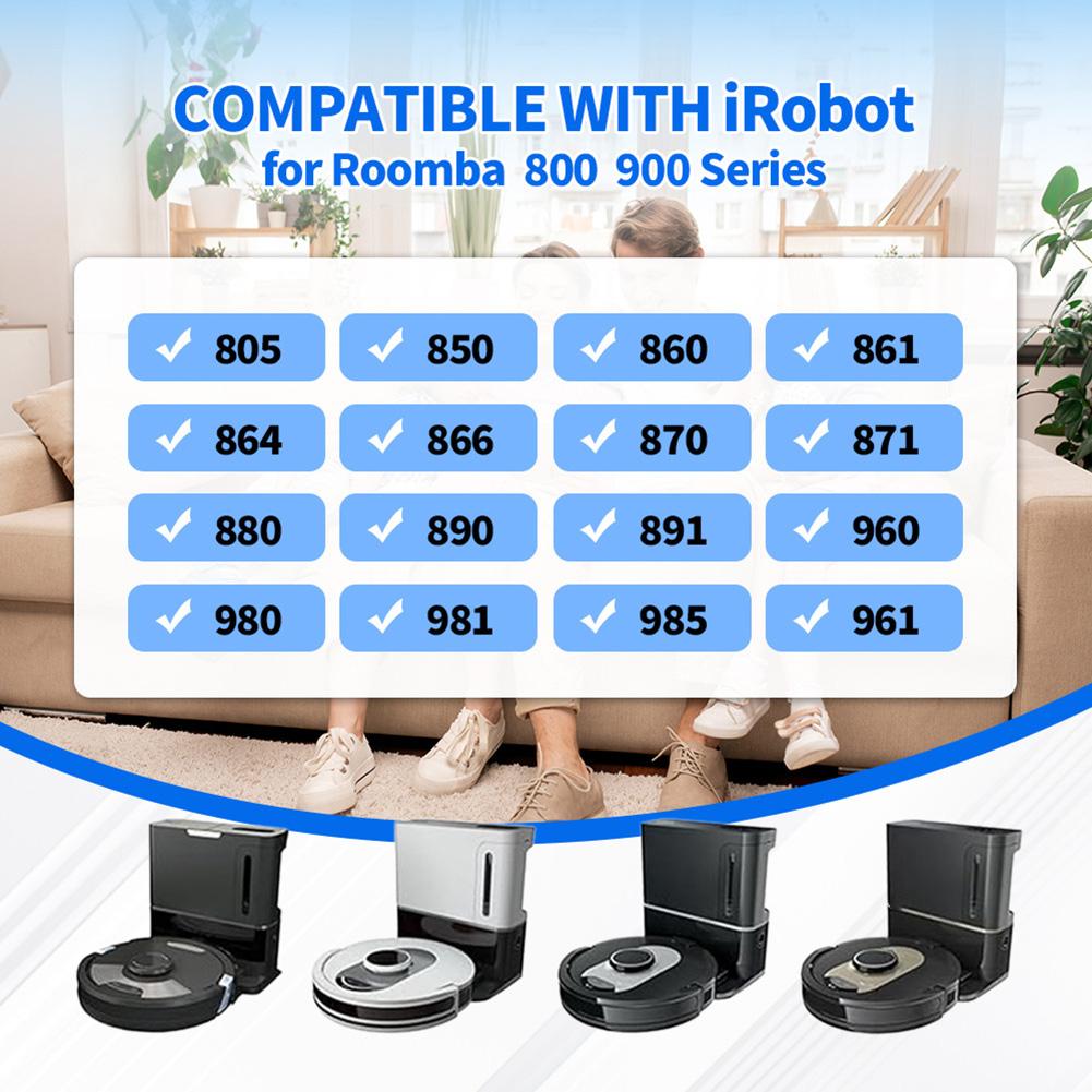 4 10pcs Side Brush For 800 900 Series 850 860 870 880 Vacuum Cleaner Plastic Replacement Parts Corner Cleaning Accessories