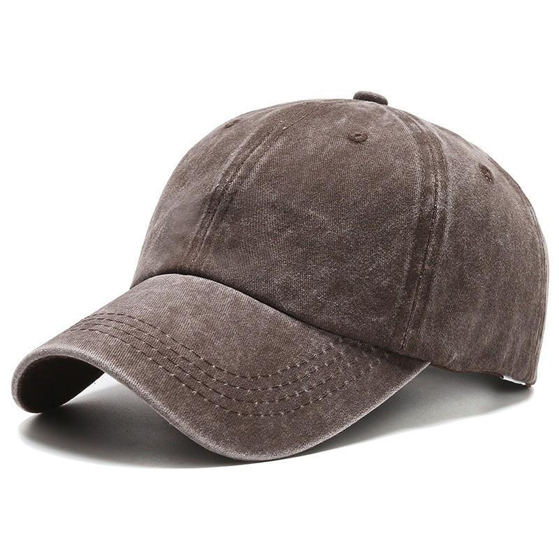 Unisex Classic Retro Washed Baseball Cap: Versatile Sunshade and Duckbill Design for Fashionable Sun Protection