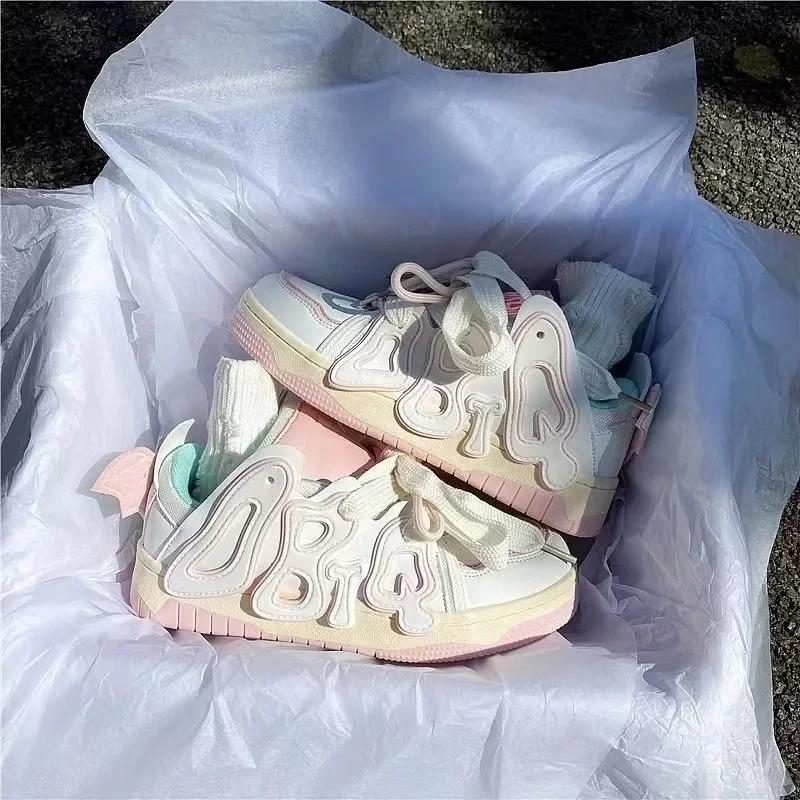 Style High Aesthetic Niche Design Board Shoes for Women In Autumn 2025 New Student Versatile Breathable Casual Small White Shoes