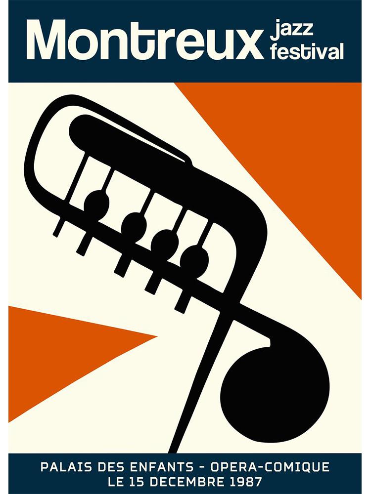 

Винтажные джазовые плакаты, джазовый фестиваль в Монтрё, граммофон, черный кот, холст, картина, скандинавское настенное искусство для гостиной, домашний декор 60x80cm No Frame