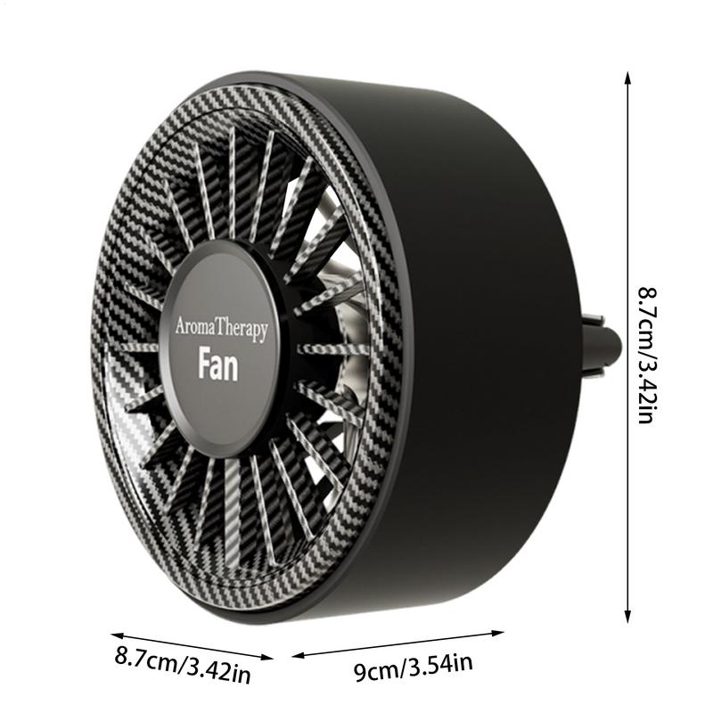 Car Vent Fan USB Car Fan For Air Vent Portable Cooler Device With Colorful Light Scent Decoration For Truck RV Van Room Home