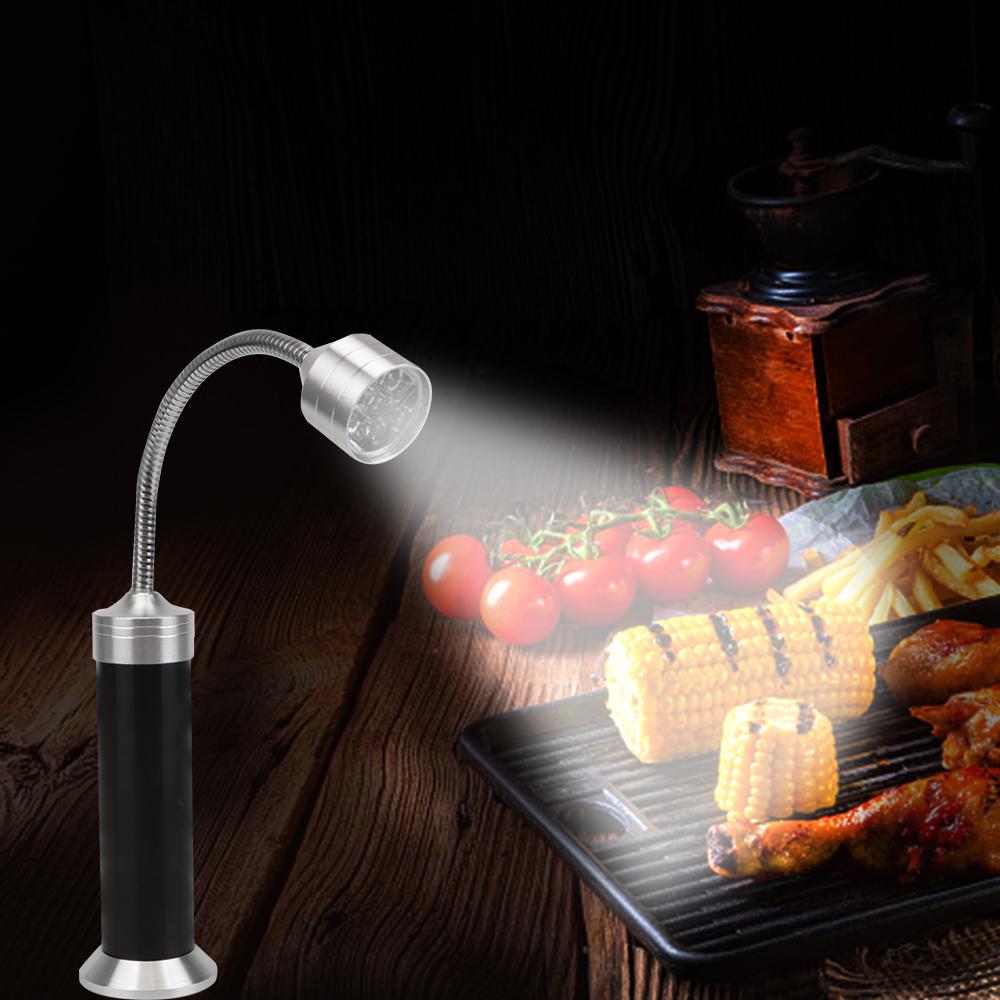 BBQ Grill Light Soft Tube Lighting Lamp Adjustable Super-Bright 9 LED Flashlight Magnetic Base Outdoor Lighting