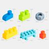 Large Particles Can Chew Plush Rubber Construction Blocks For Children'S Early Education Game Diy Assembling Blocks