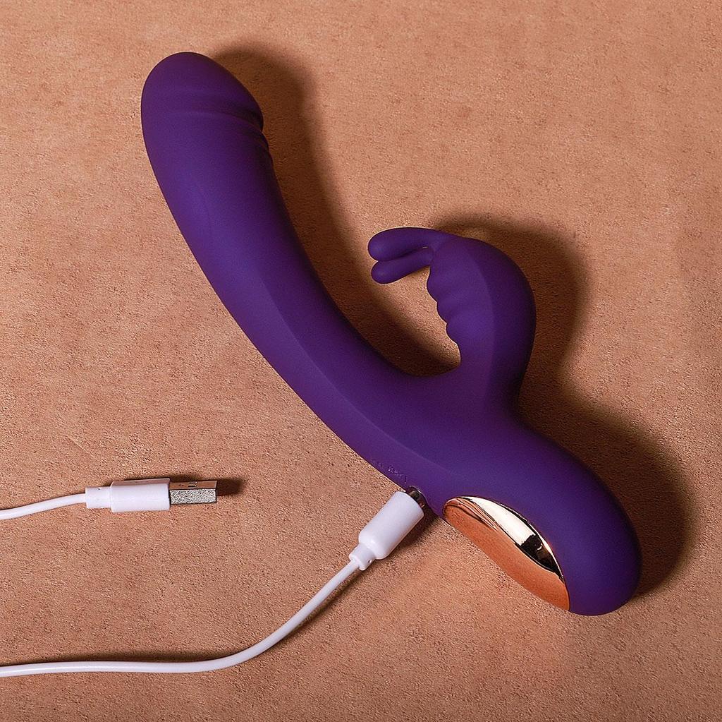 G Spot Rabbit Vibrator pro ženy Stimulátor klitorisu Dildo Vibrátory 10rychlostní tlumený vaginální masážní přístroj Žena masturbátor Sexuální hračky pro dospělé pro páry