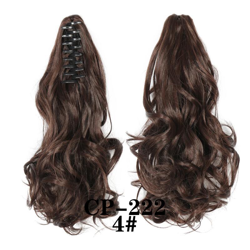 Claw Clip In Ponytail Extension Synthetic Hairpiece Curly Wavy Hair Extension 15 Inch Long Ponytail Hairpieces For Women Girl