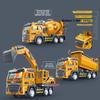 Mixer Truck Crane Inertia Engineering Children Toy With Sound Light And