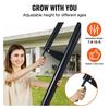 Basketball Hoop, 7.6-10 ft Adjustable Height Portable Backboard System, 50 inch Basketball Hoop & Goal, Kids & Adults Basketball Set with Wheels,