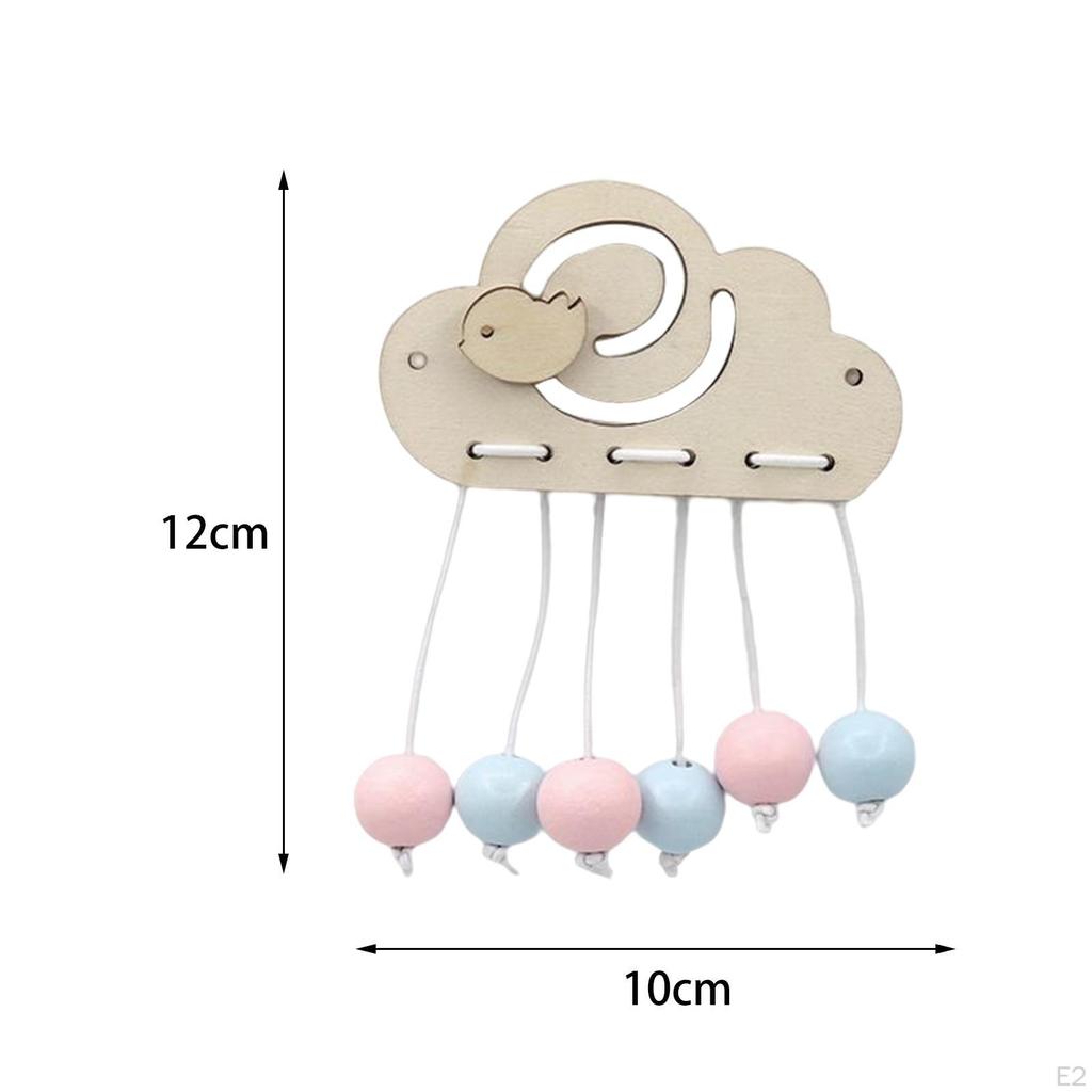 Busy Board Accessories Cloudy Pendant Early Educational Basic Skills Developmental Activities Wooden