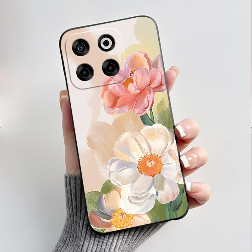 

Чохол для ZTE Blade V70 З принтом Чохол для ZTE Axon 70 М який силіконовий Чорний корпус для ZTE Nubia V70 Funda Милий Чохол з квітковим мультфільмом ZTE Axon 70