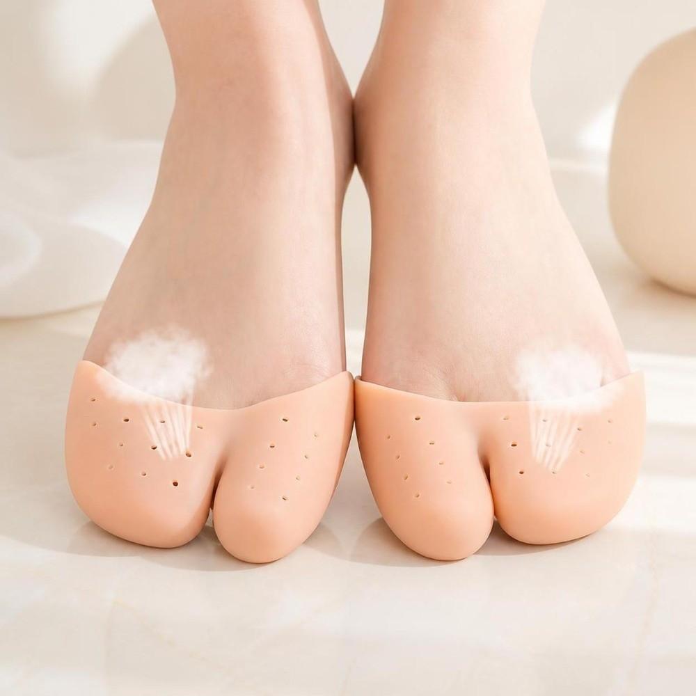 1 Pair Soft Toe Protector Sleeve Silicone Metatarsal Cushion  Pointed Toe Shoes