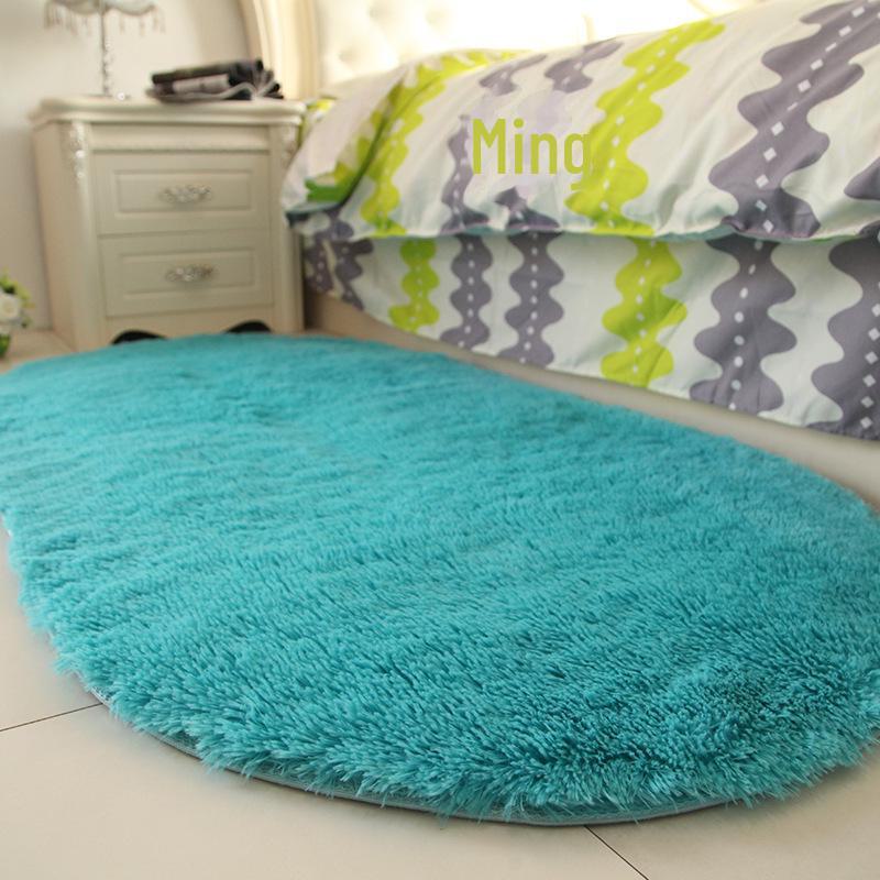 

Ковер из чистого шелка для спальни или гостиной - плюшевый длинный диван и прикроватное одеяло 100x200 cm