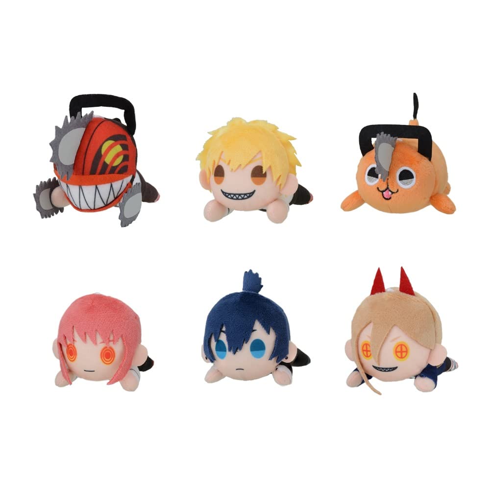 

Sega Chainsaw Man Lying Down Plush Toy Box (Petit)