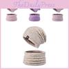 Knit Hat And Scarf Set For Women With Fleece Lining For Winter Outdoor Warmth