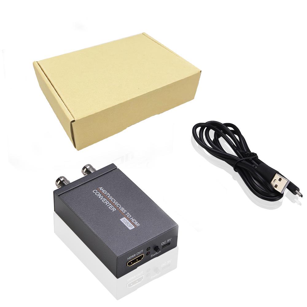 1080P HD BNC Camera Signal Converter with Loop Out: AHD/TVI/CVI/CVBS To HDMI