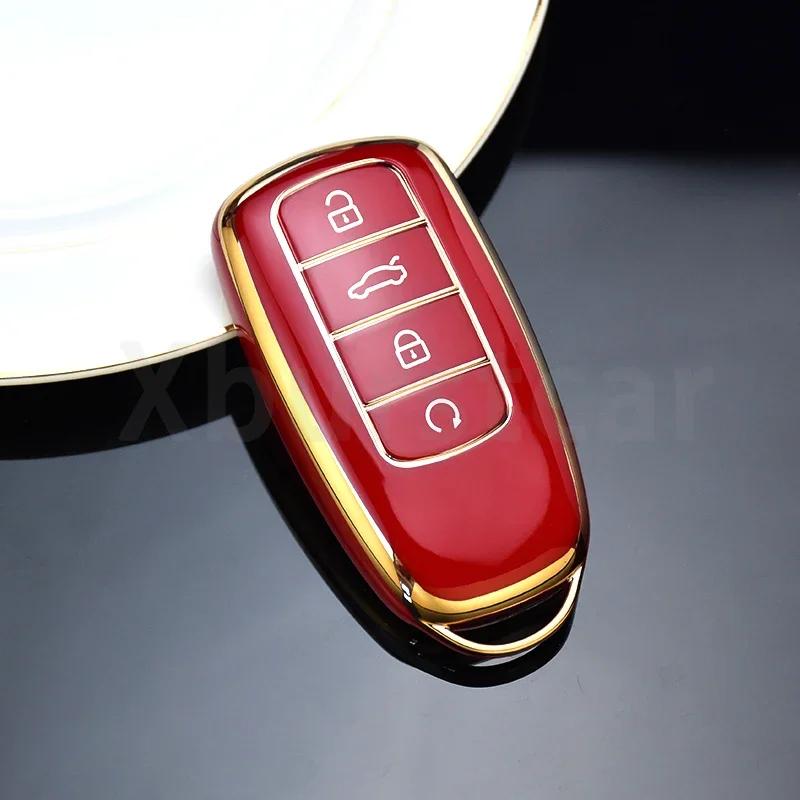 Soft TPU Car Remote Key Case Cover Shell Fob Holder for Chery Tiggo 8 2022 Pro 7 Arrizo 5 Tiggo 8 Plus New 5 plus 7pro 2022 Max