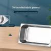 Jiwanggu 304 Stainless Steel Rectangular Buffet Portion Pan