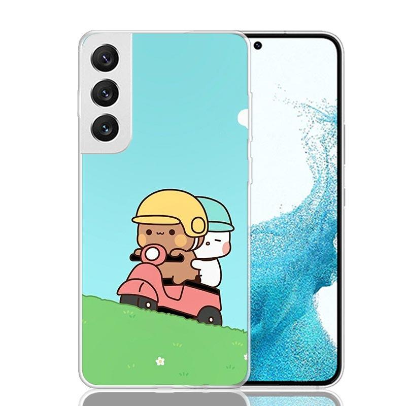 Bubu Dudu Cartoon Cute Phone Case For Samsung Galaxy S26 Ultra S23 S24 S25 Edge S20 FE S21 S22 Plus Soft Print Shell Cover Funda
