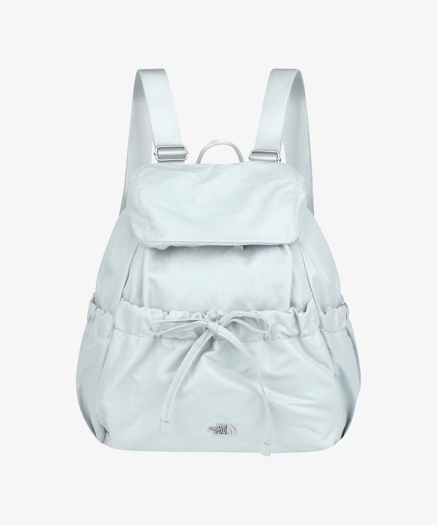 The North Face Nm2Ds11K White Label Bonnie Shirring Backpack Mini Light Gray