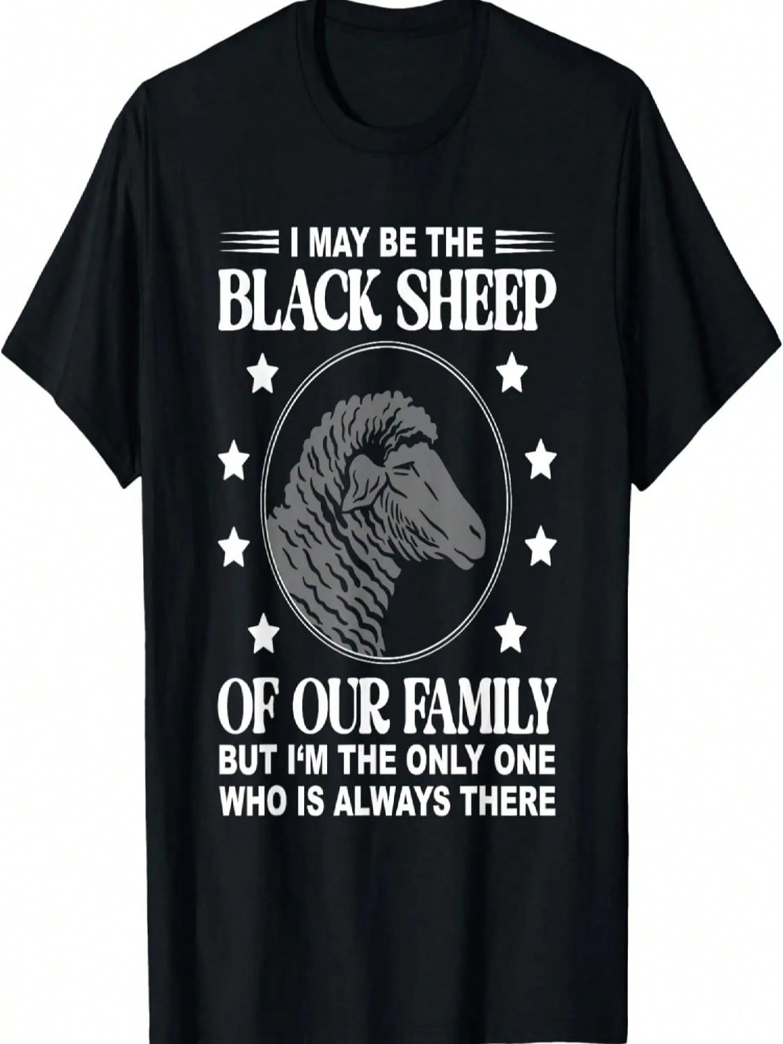 Funny Black Sheep In Our Family - Cool Sheep Sheeple T-Shirt S разноцветный