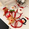 Niedliches 3D Weihnachtsmann- & Rentier-Stirnband mit Schneemann-Haarspange Weihnachts-Kopfschmuck