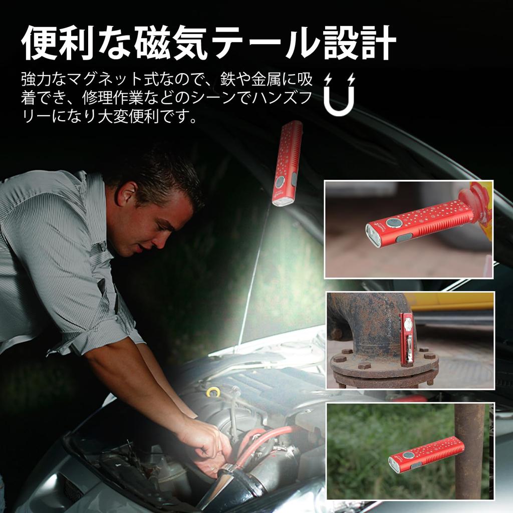 Trustfire Mini X3 EDC 1050 4 Light Indicator Magnetic High Green IPX6 Power High Color Rendering Index Stain Fluorescent Agent Cat Disaster Outdoor