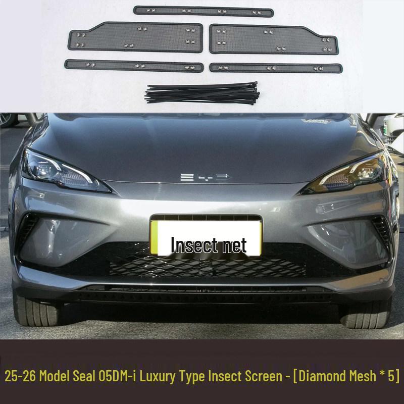 Insect & Catkin Protector Net for 2022-2025 BYD Seal - Front Grille & Water Tank Guard